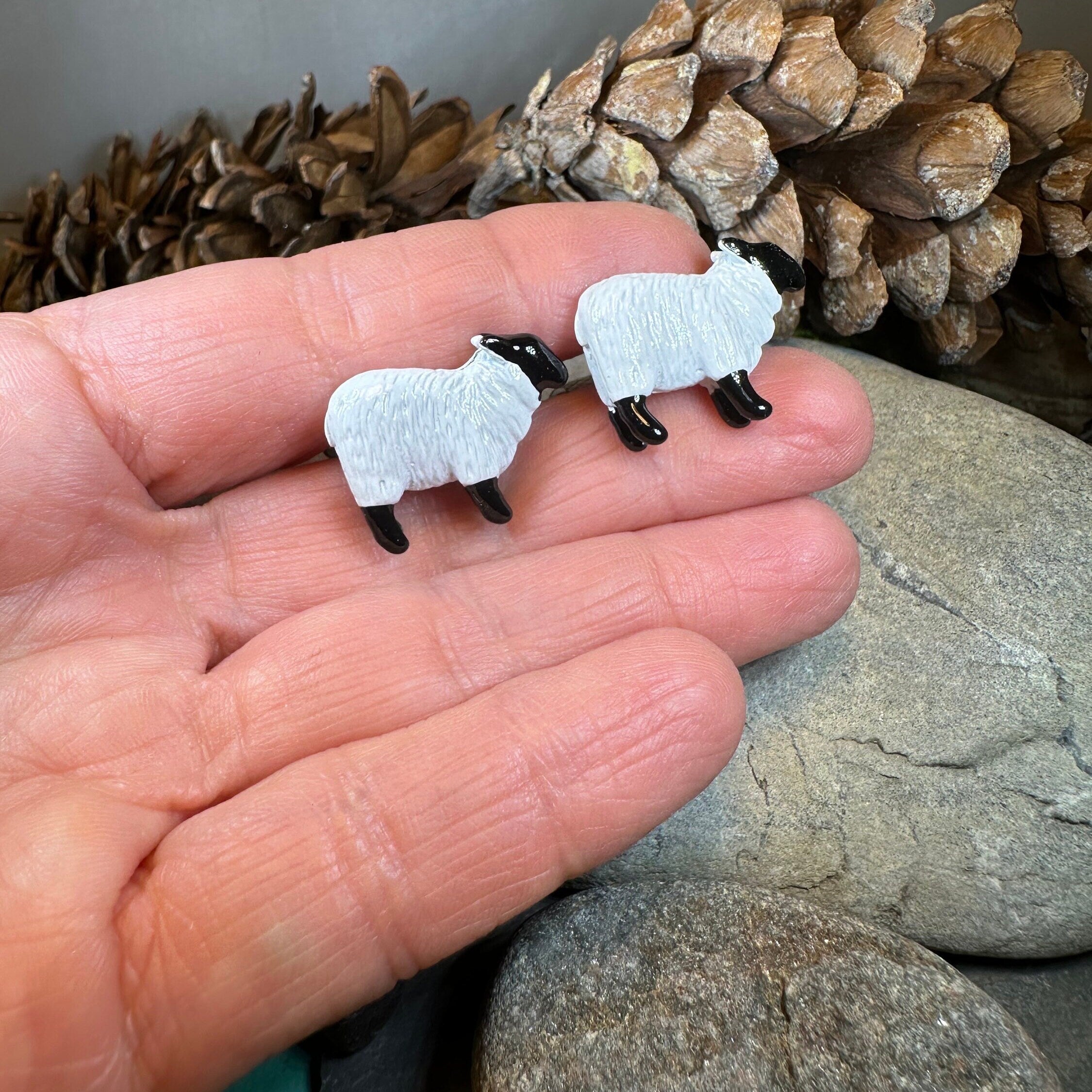 Wooly Sheep Cufflinks for Men