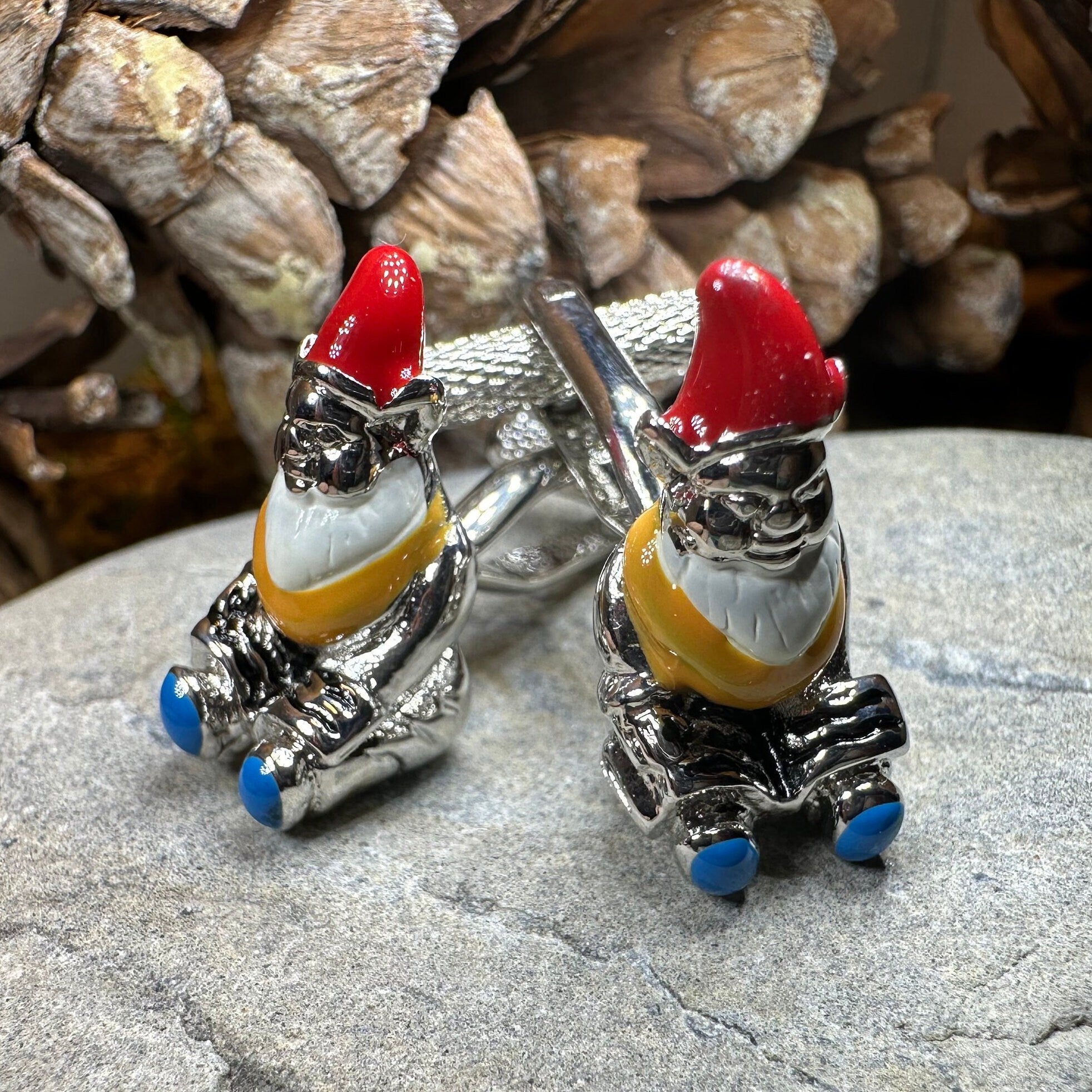 Garden Gnome Cufflinks for Men
