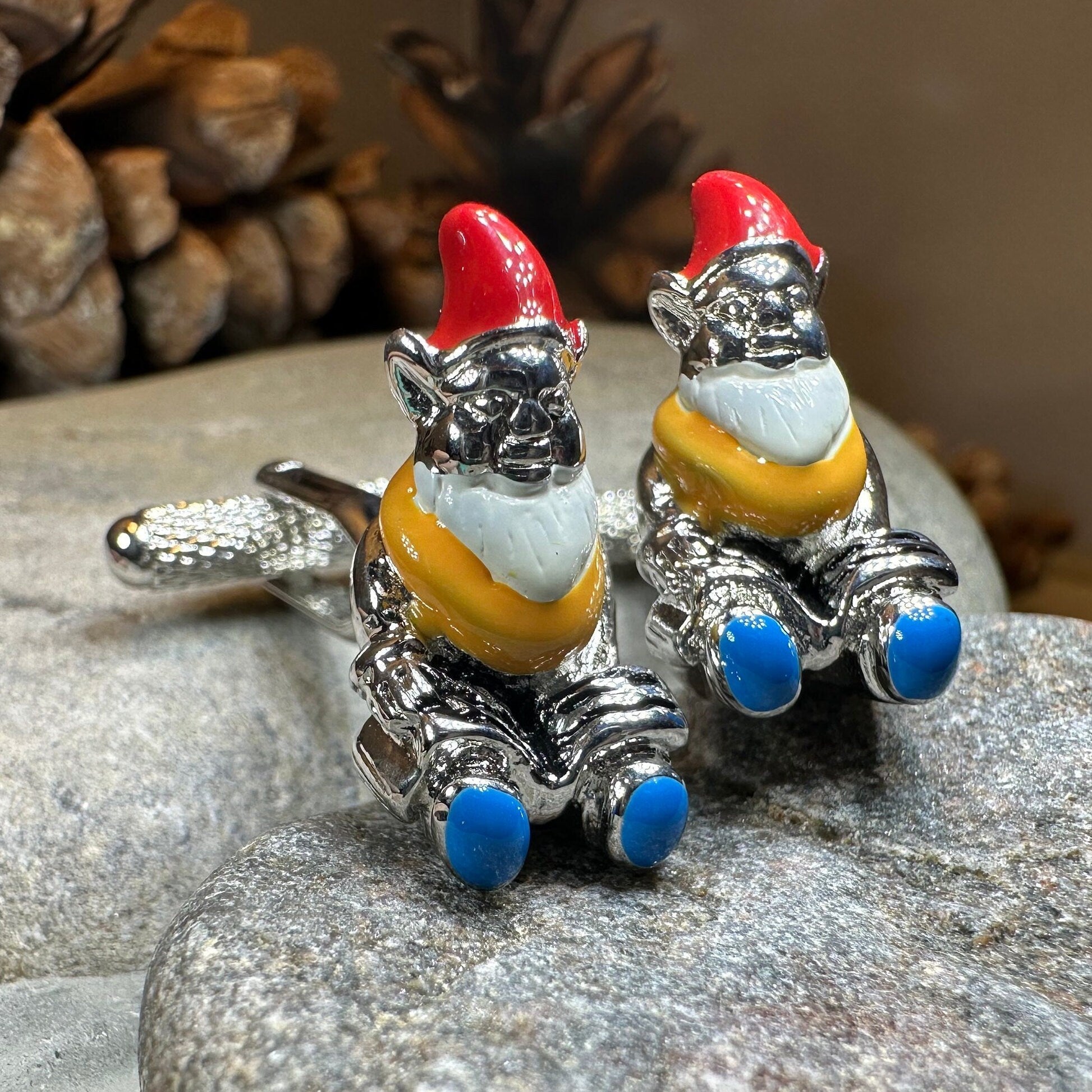 Garden Gnome Cufflinks for Men