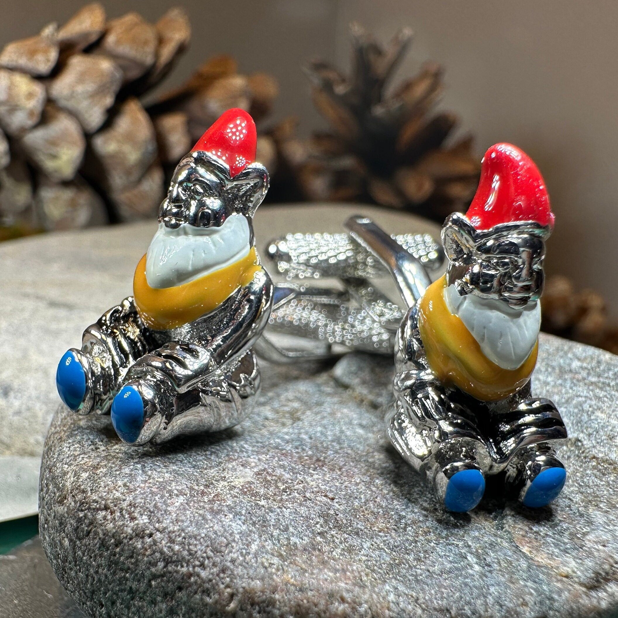 Garden Gnome Cufflinks for Men