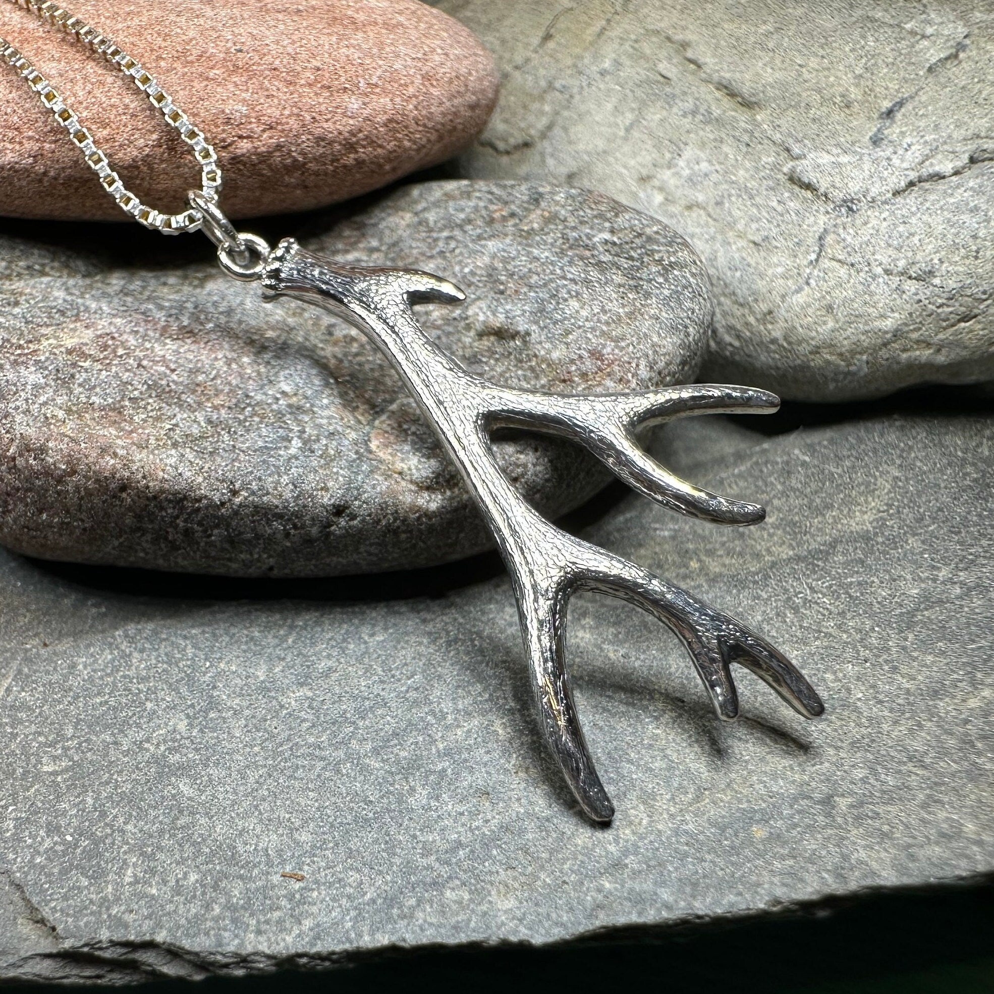 Forest King Stag Antler Pendant