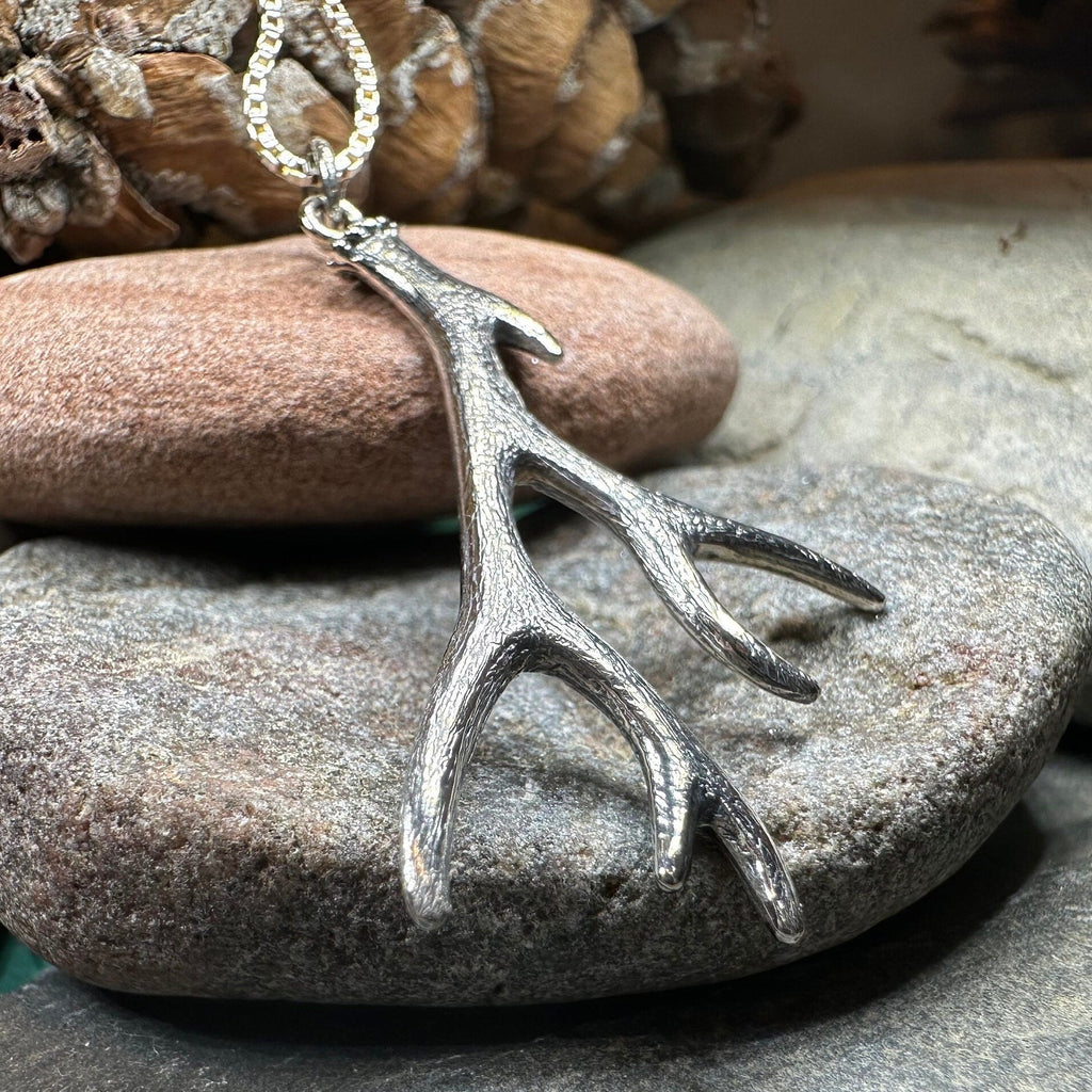 Forest King Stag Antler Pendant