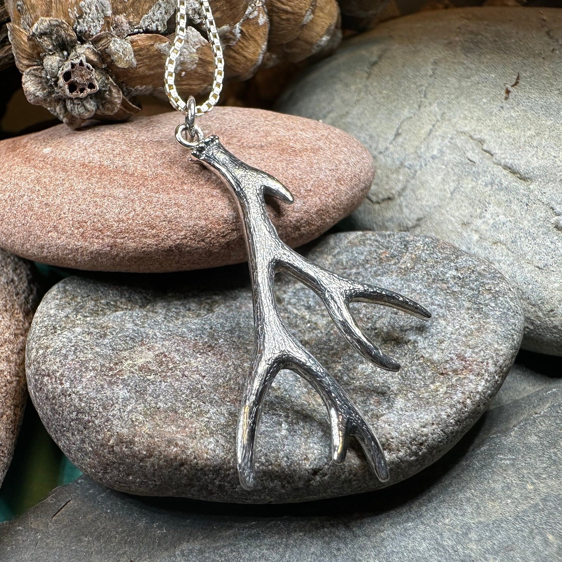Forest King Stag Antler Pendant