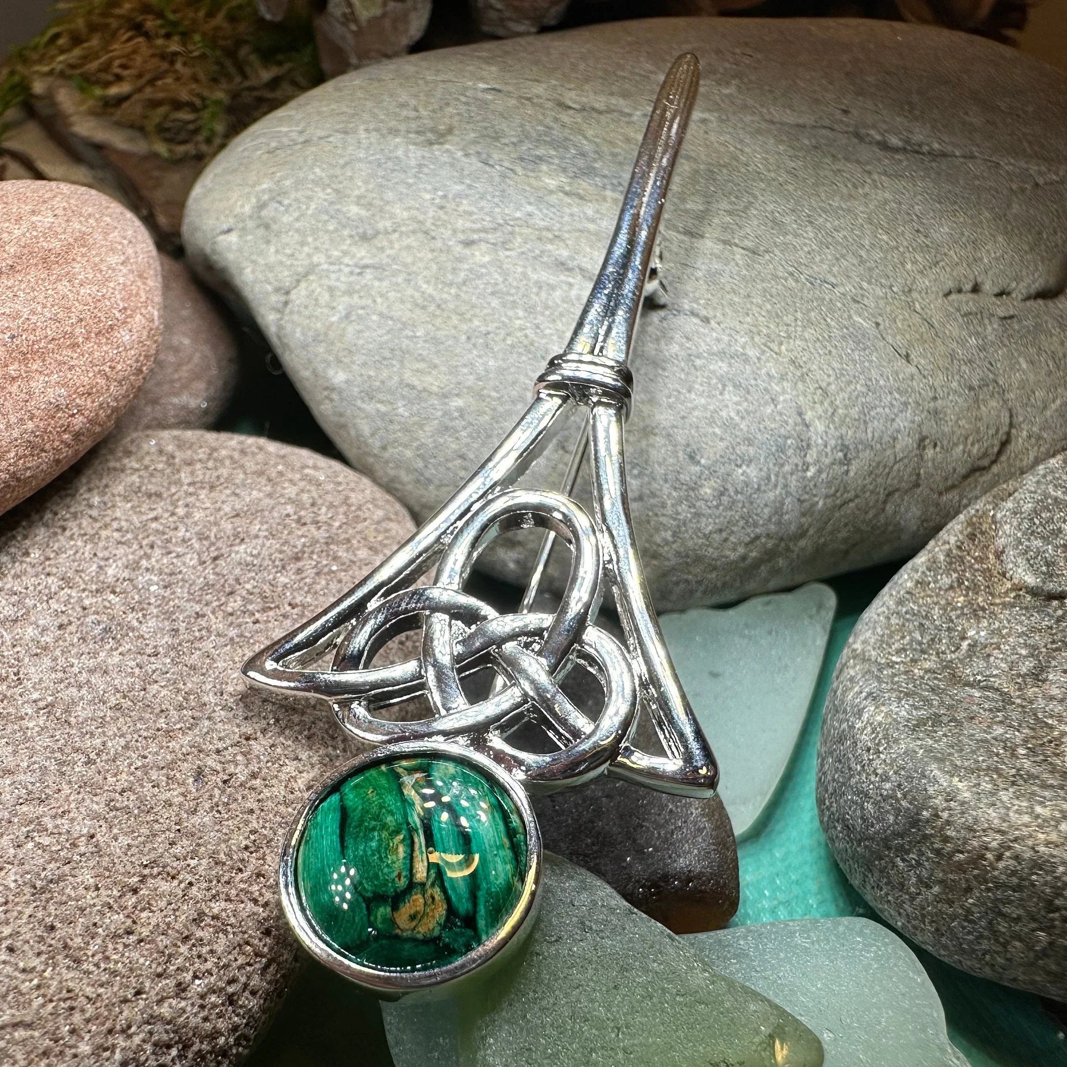 Heathergems Celtic Kilt Pin - Handmade in Scotland