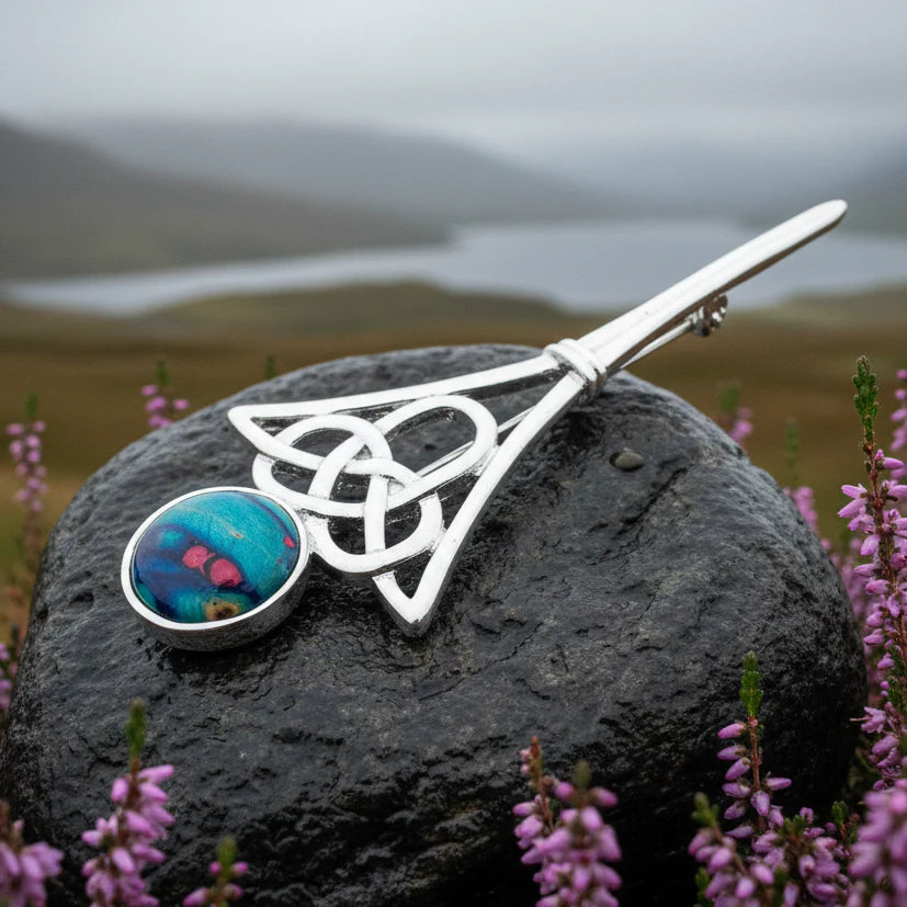 Heathergems Celtic Kilt Pin - Handmade in Scotland