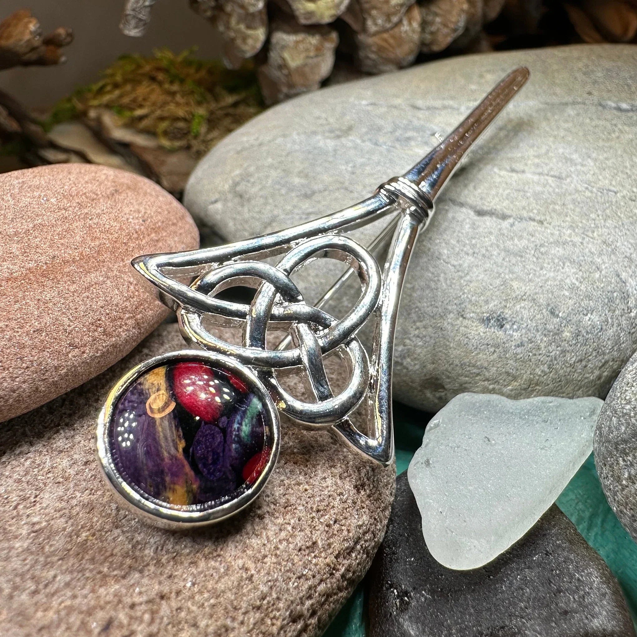 Heathergems Celtic Kilt Pin - Handmade in Scotland