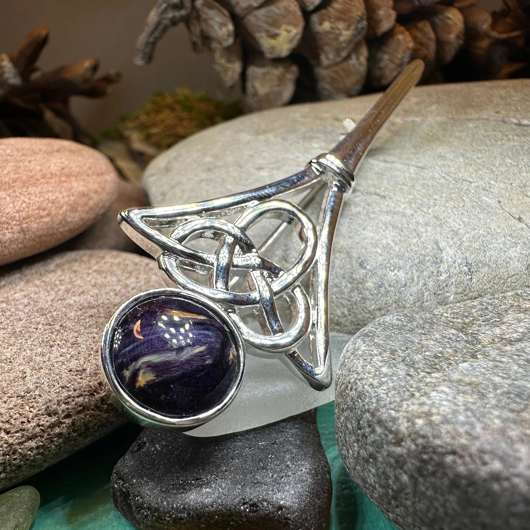 Heathergems Celtic Kilt Pin - Handmade in Scotland