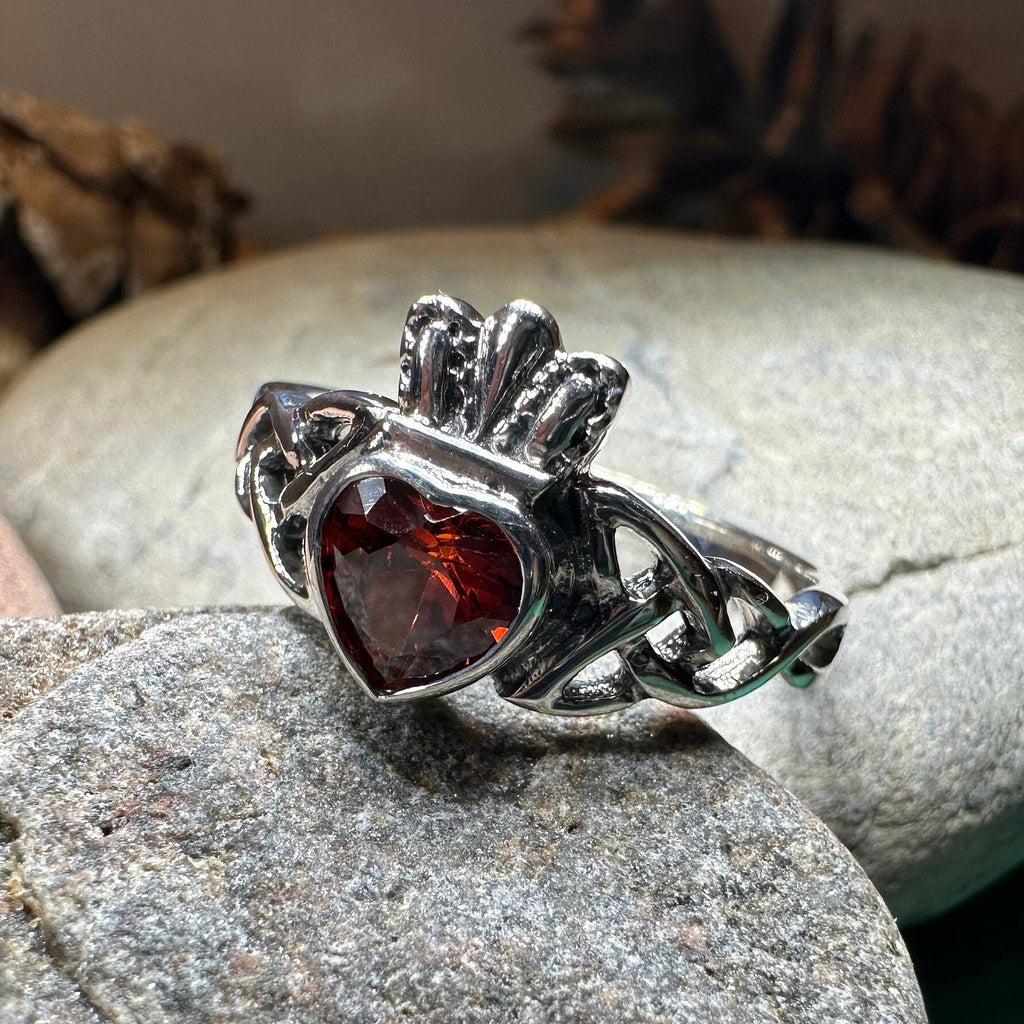 Agivey Irish Claddagh Ring in Sterling Silver