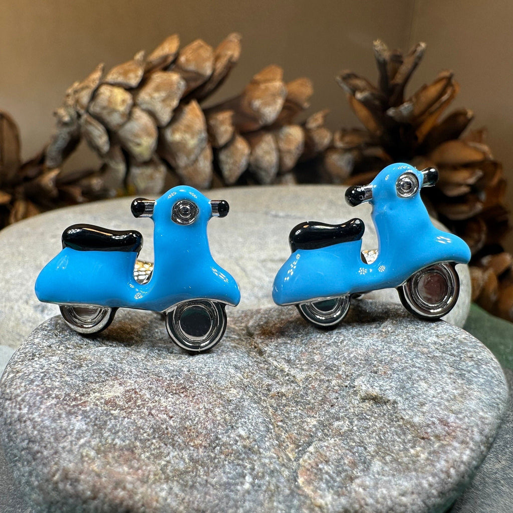 Blue Vespa Cufflinks for Men