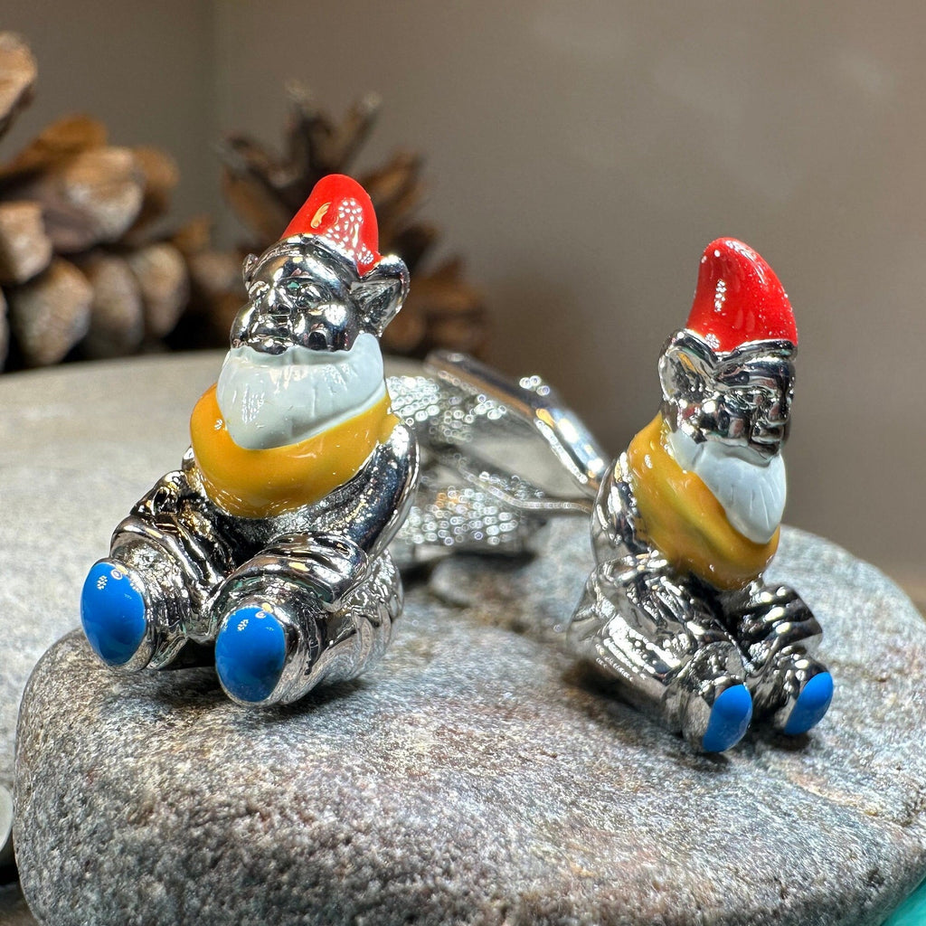 Garden Gnome Cufflinks for Men