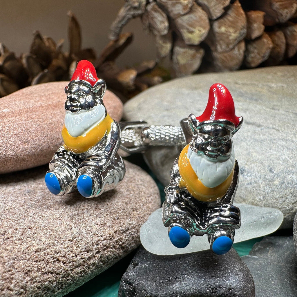 Garden Gnome Cufflinks for Men