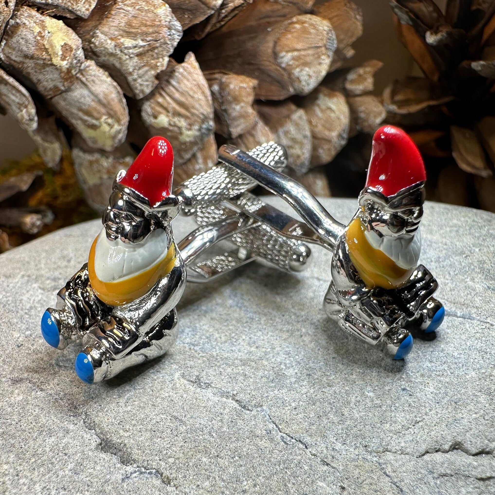 Garden Gnome Cufflinks for Men