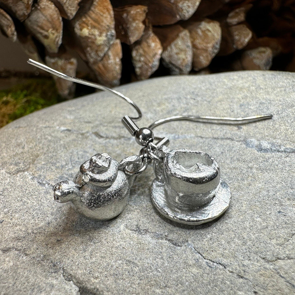 Spot O' Tea Teapot & Cup Earrings for Women