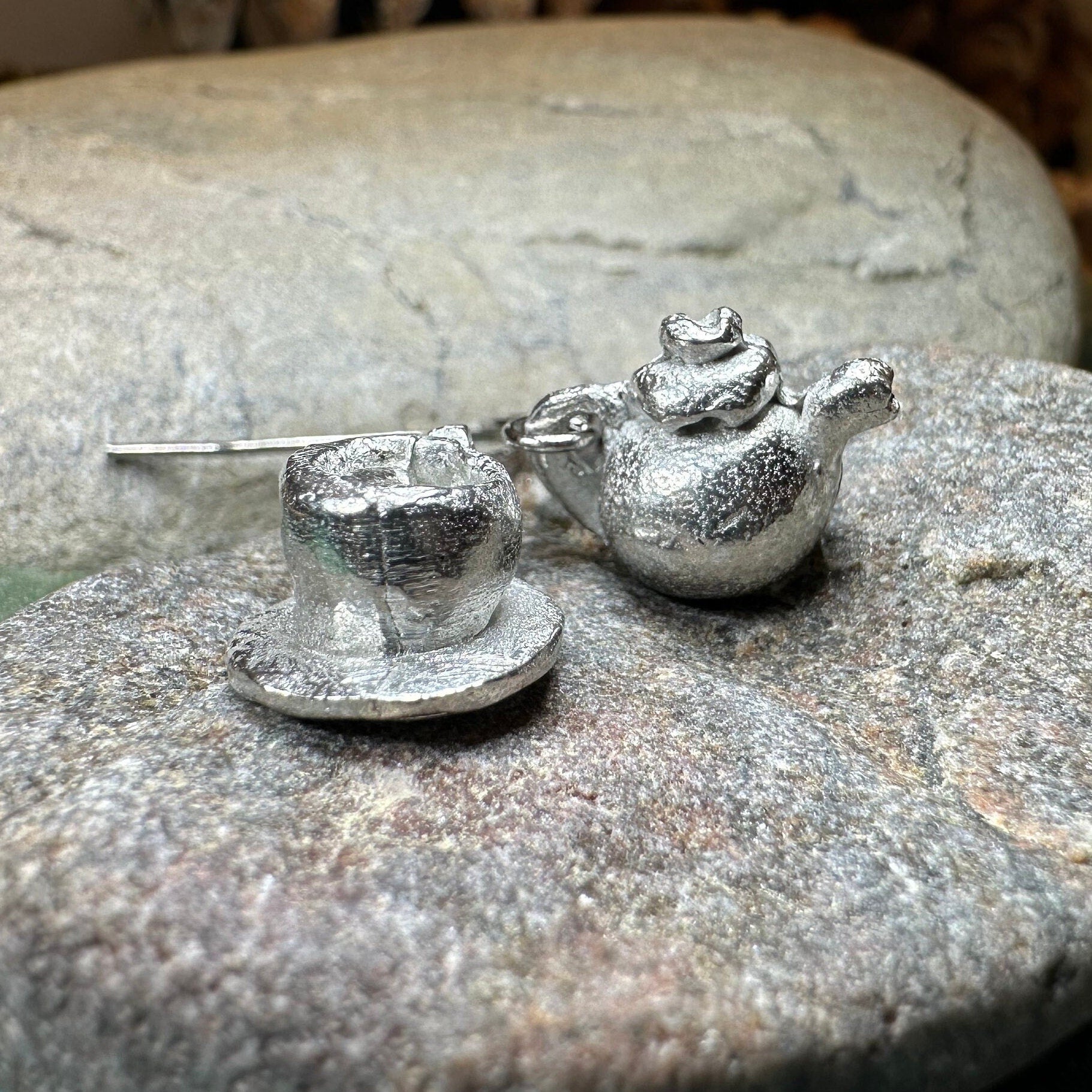 Spot O' Tea Teapot & Cup Earrings for Women