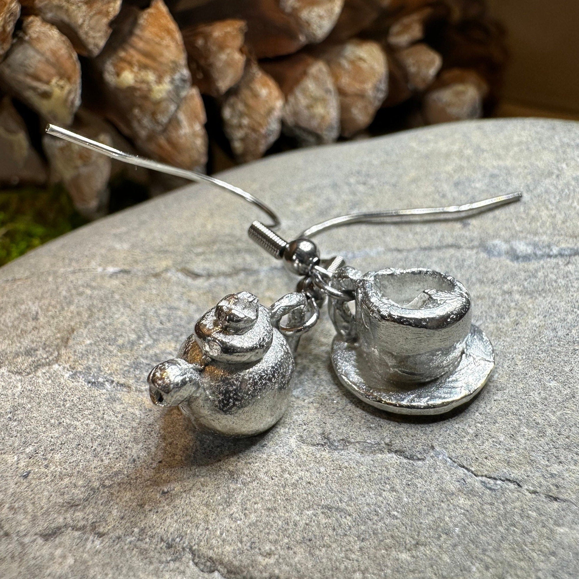 Spot O' Tea Teapot & Cup Earrings for Women