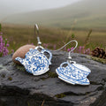 Old Fashioned Teapot & Cup Earrings for Women