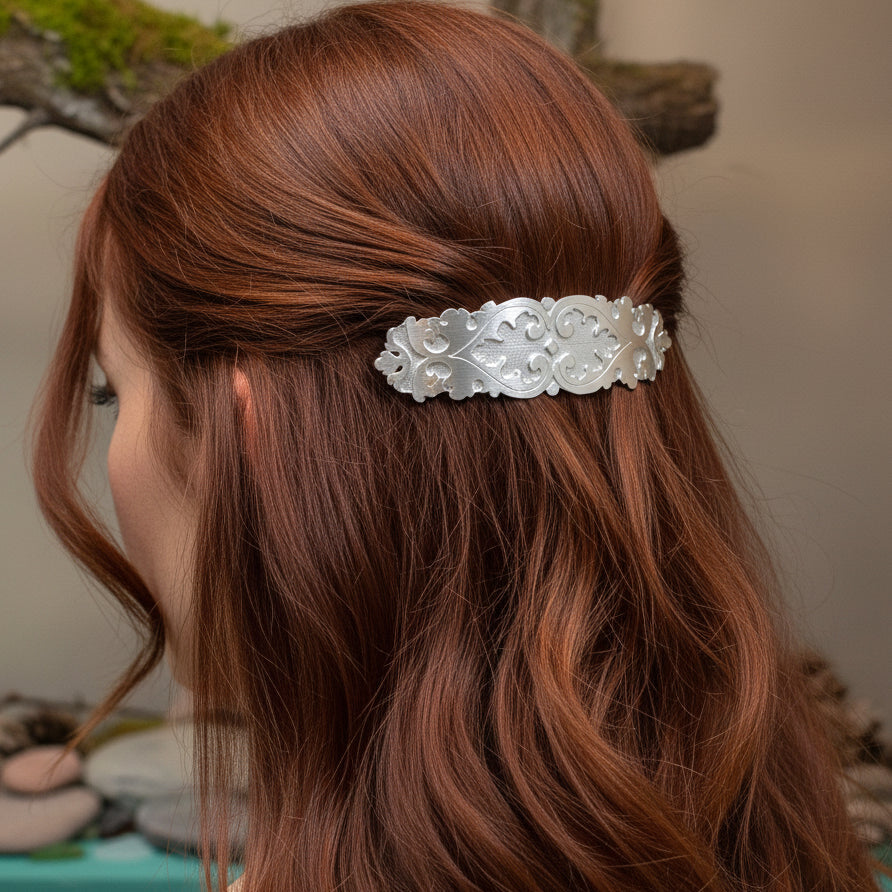 Seafoam Celtic Hair Clip for Women