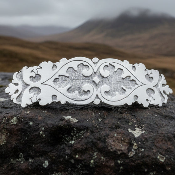 Seafoam Celtic Hair Clip for Women