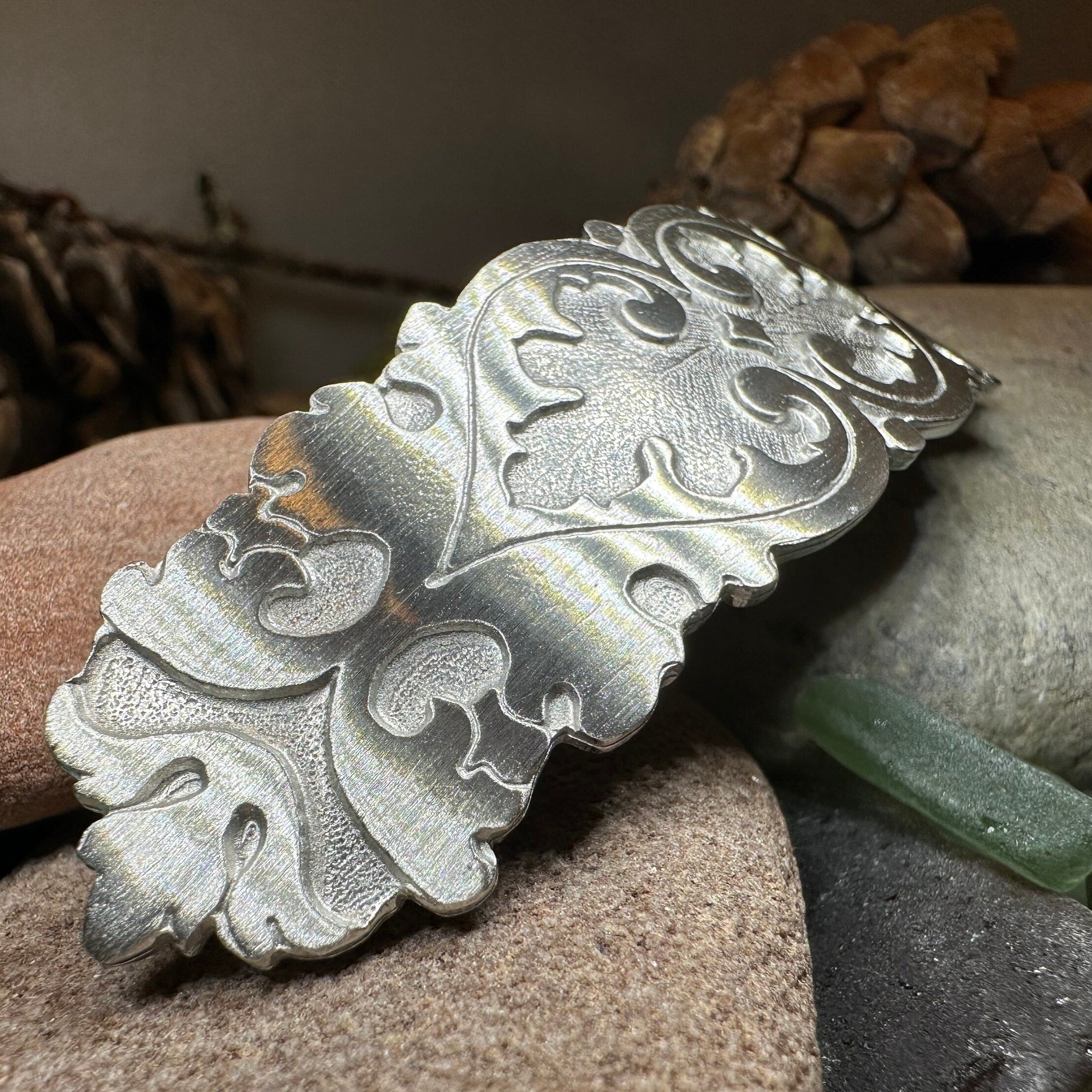Seafoam Celtic Hair Clip for Women