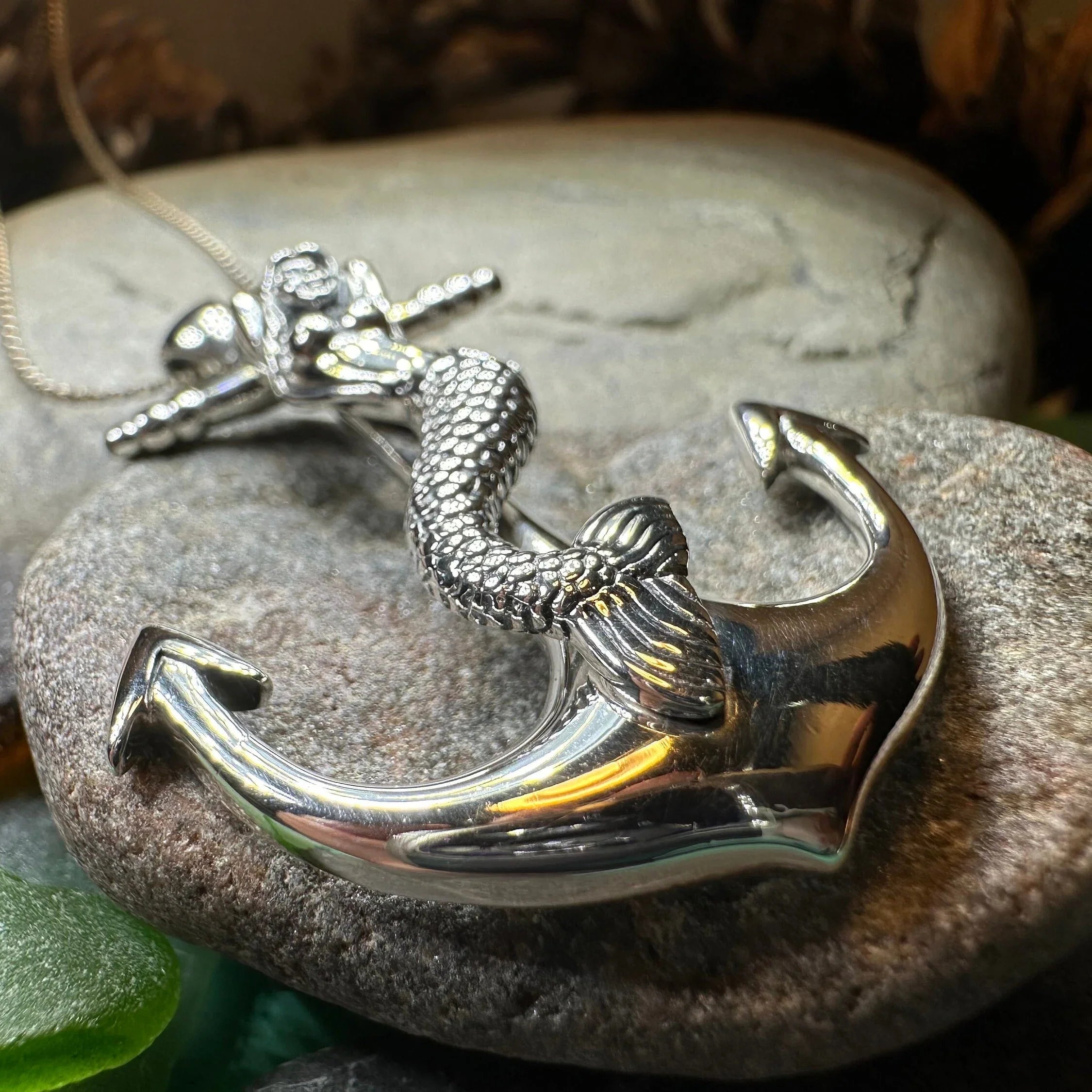 Mermaid Anchor Necklace