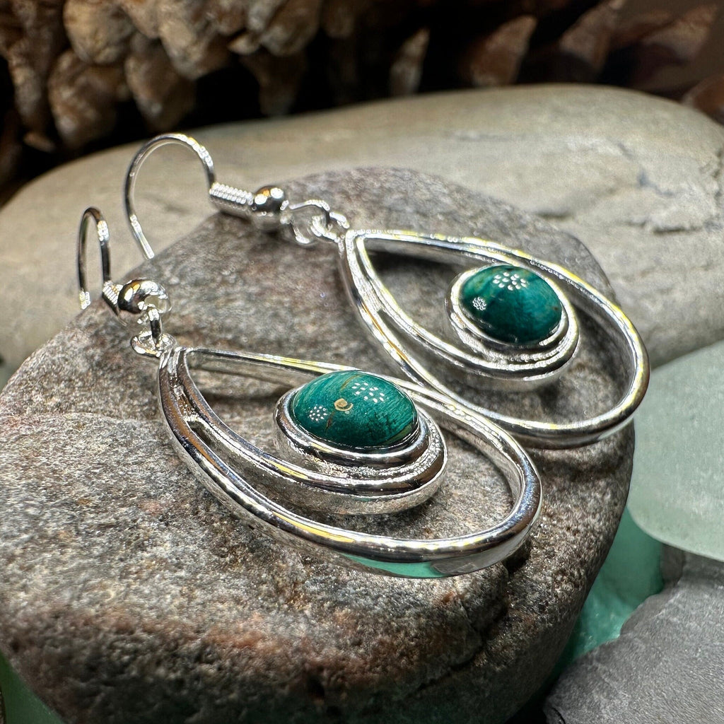 Heathergems Scottish Celtic Drop Earrings
