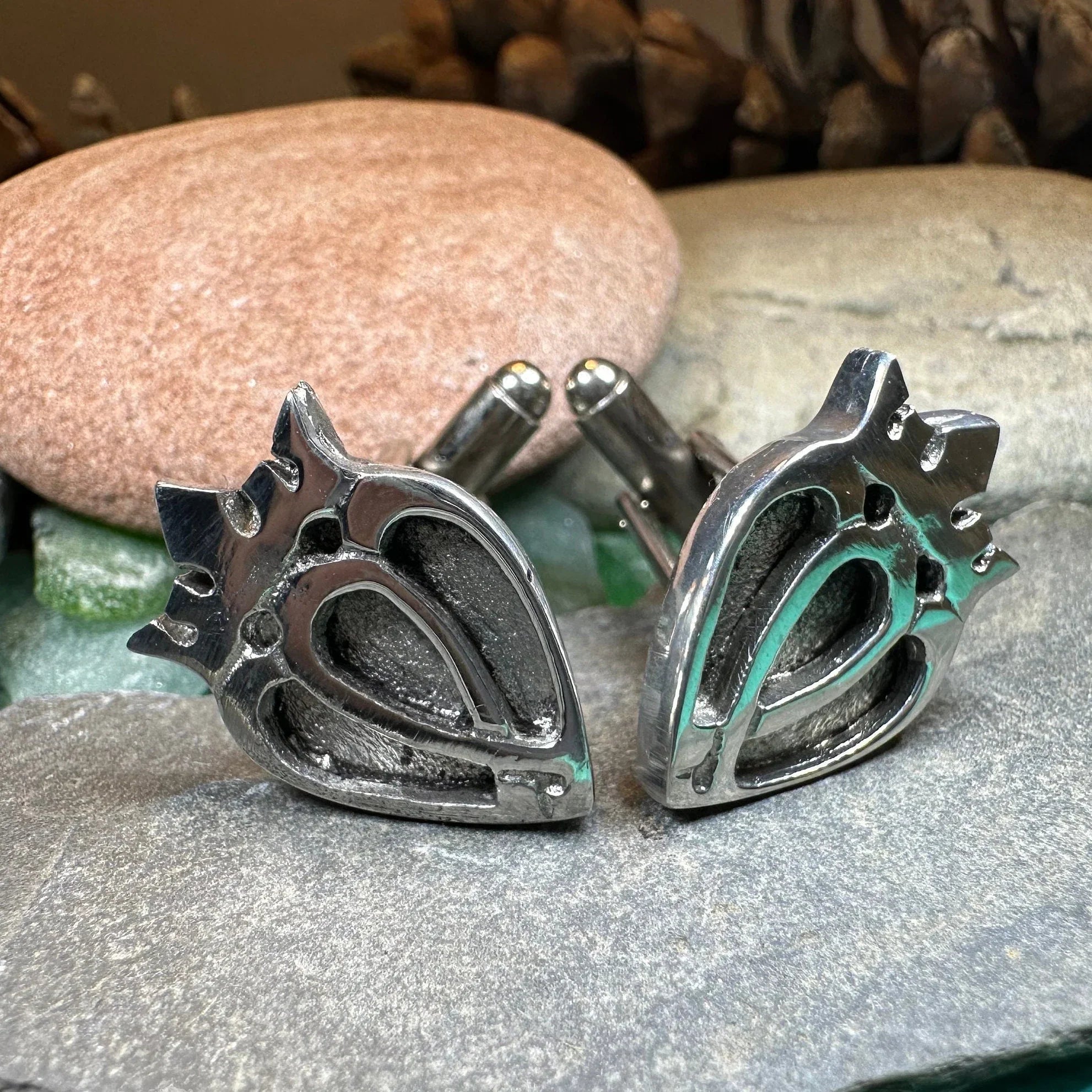 Luckenbooth Cuff Links - Handmade in Scotland