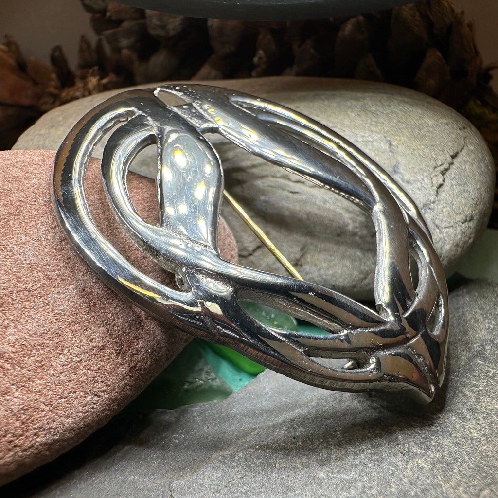 Celtic Knot Tartan Brooch - Handmade in Scotland