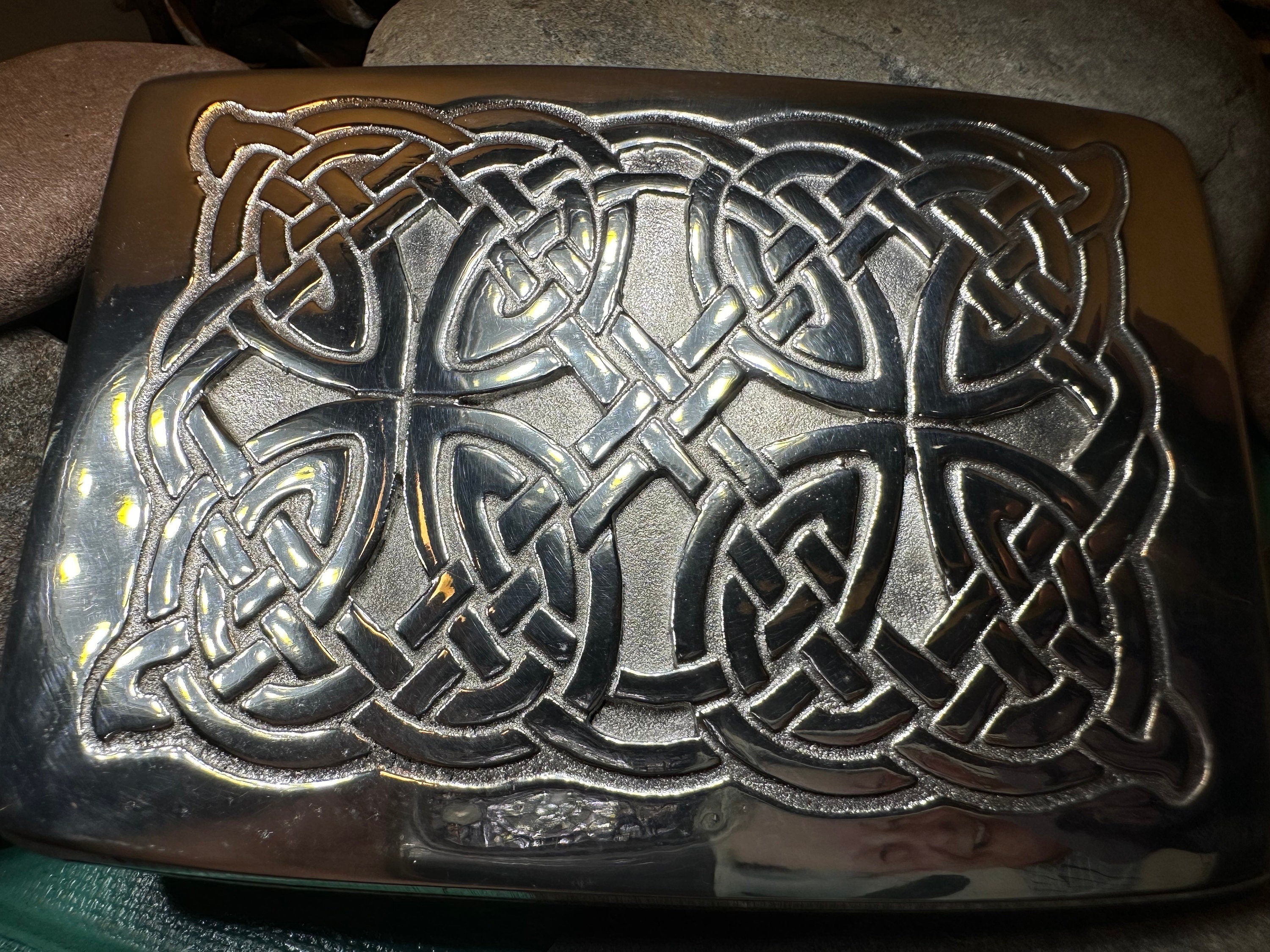 Celtic Kilt Belt Buckle - Handmade in Scotland