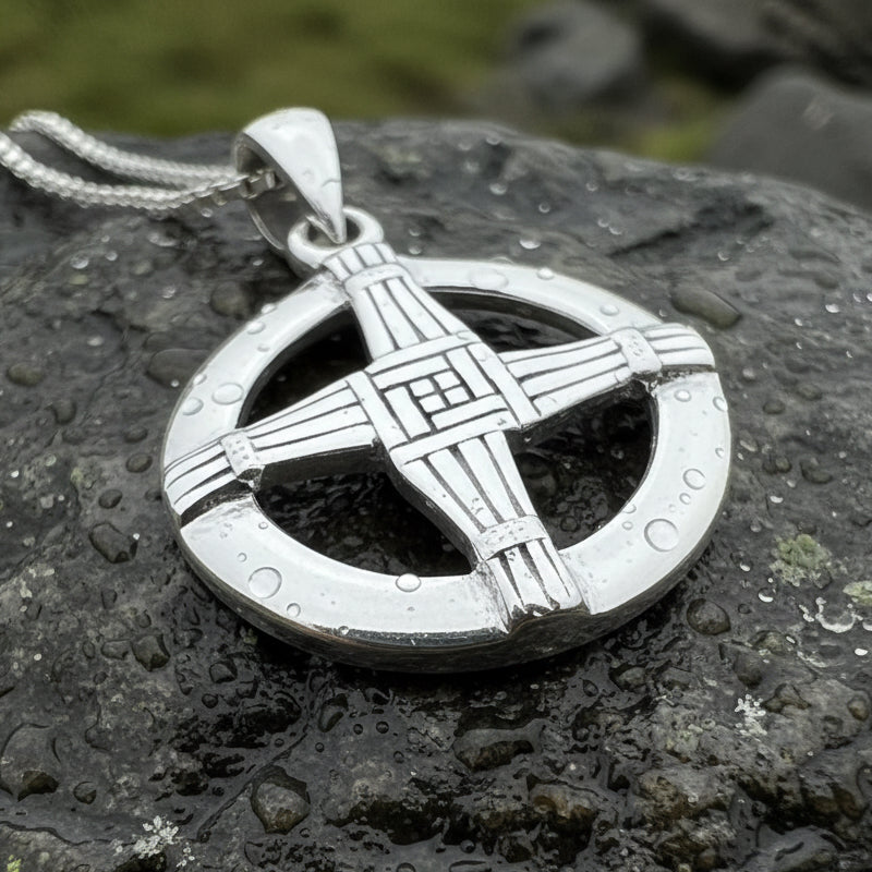 Dundalk Irish Saint Brigid's Cross Necklace