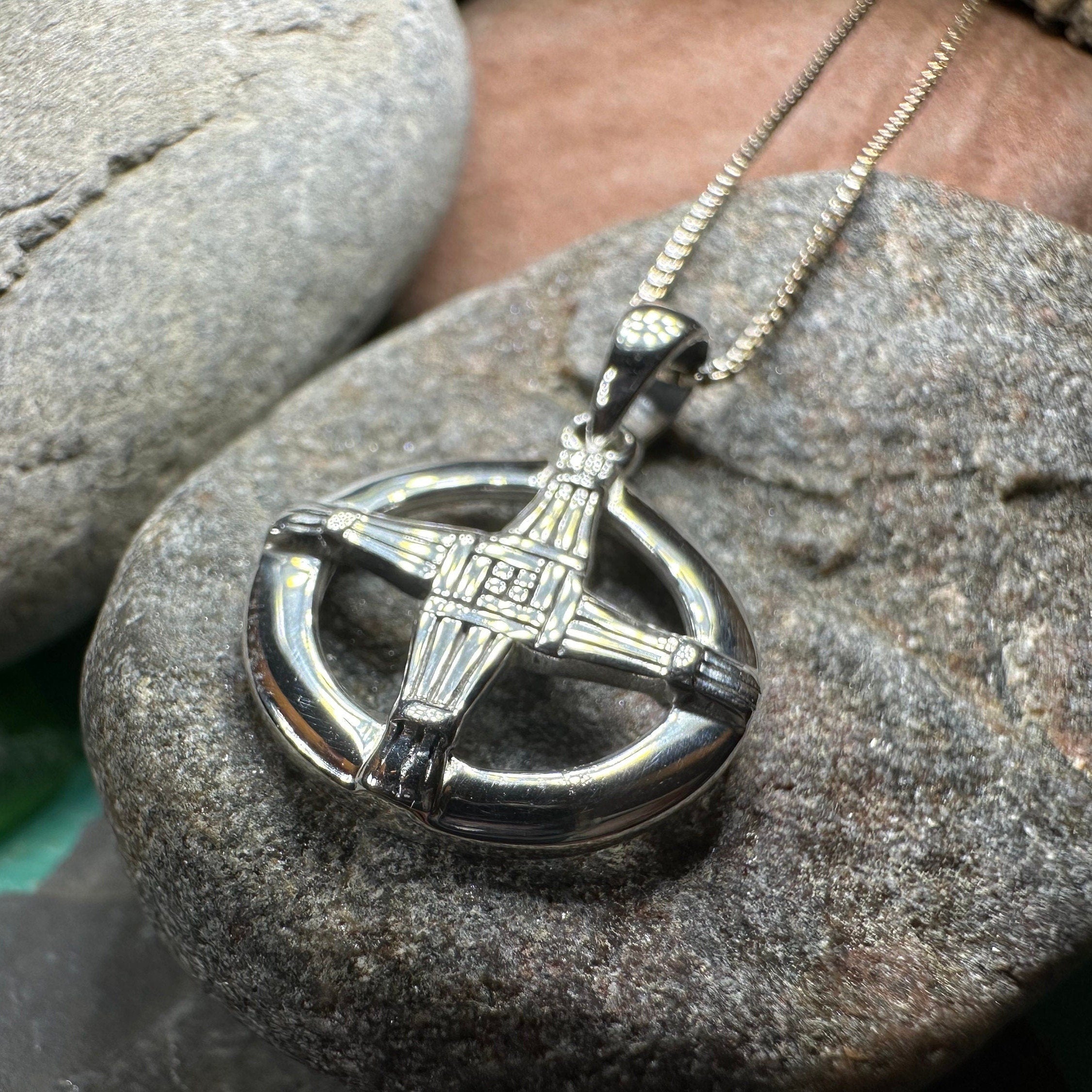 Dundalk Irish Saint Brigid's Cross Necklace