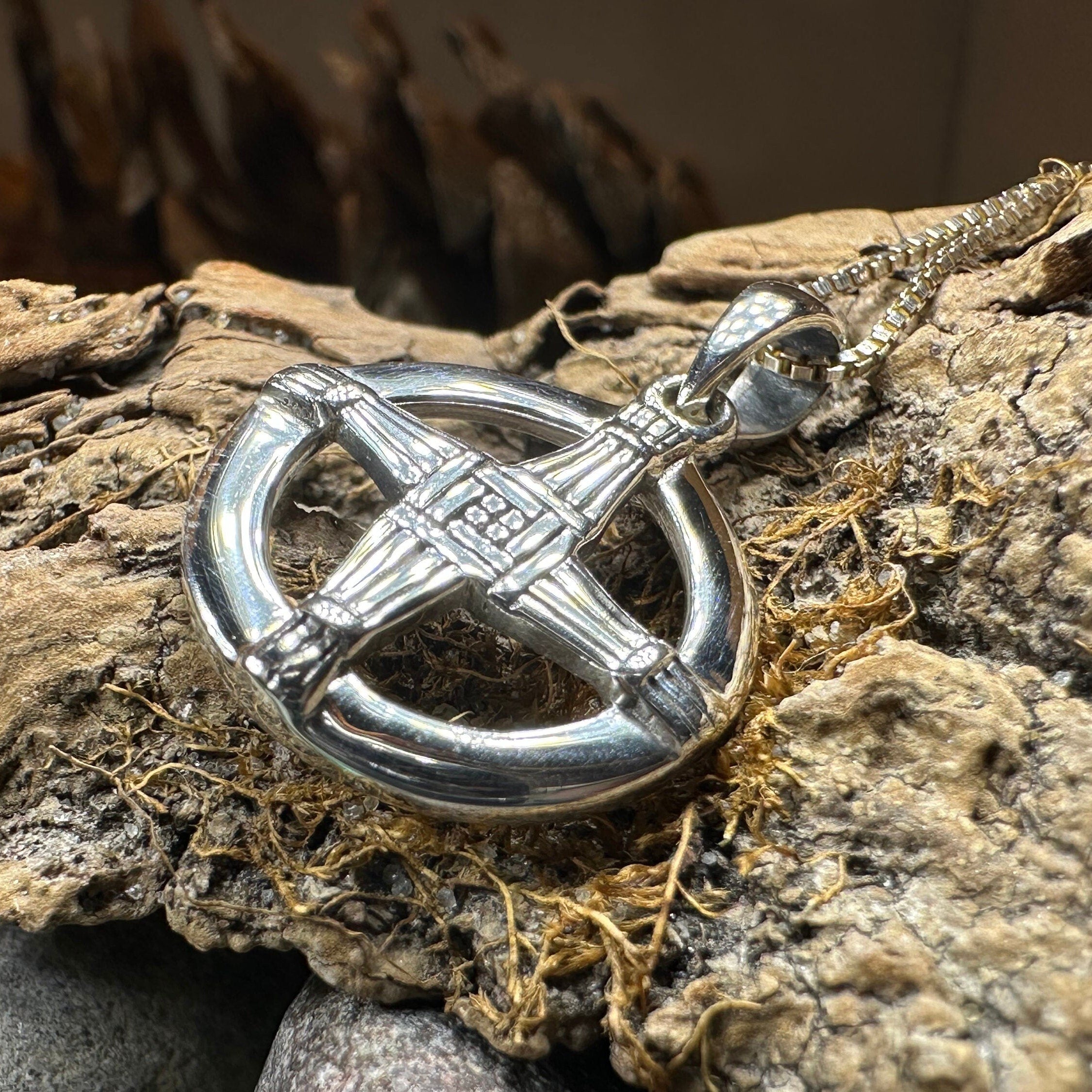 Dundalk Irish Saint Brigid's Cross Necklace