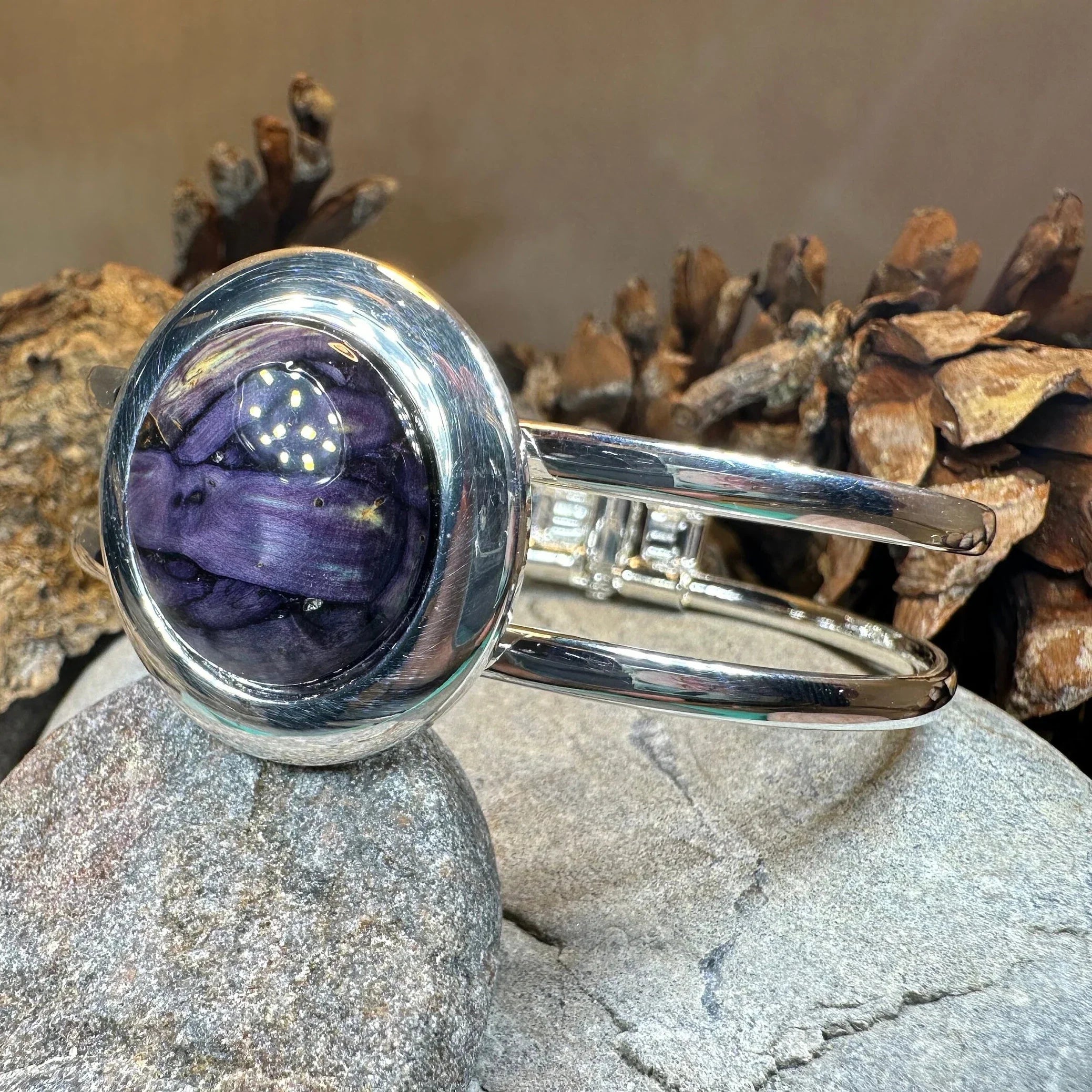 Elegant Scotland Heathergems Bracelet - Handmade in Scotland