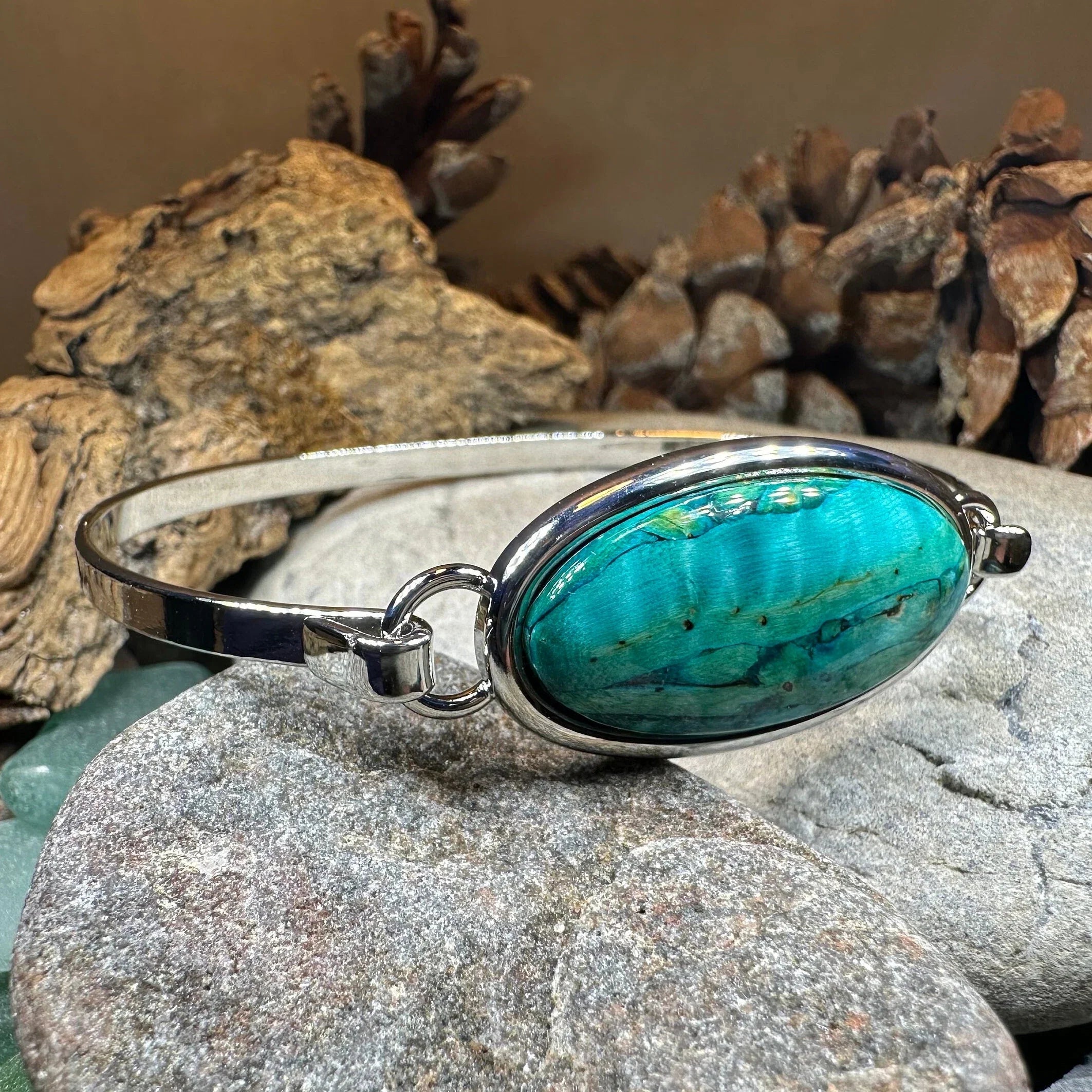 Scottish Heathergems Celtic Bracelet - Handmade in Scotland