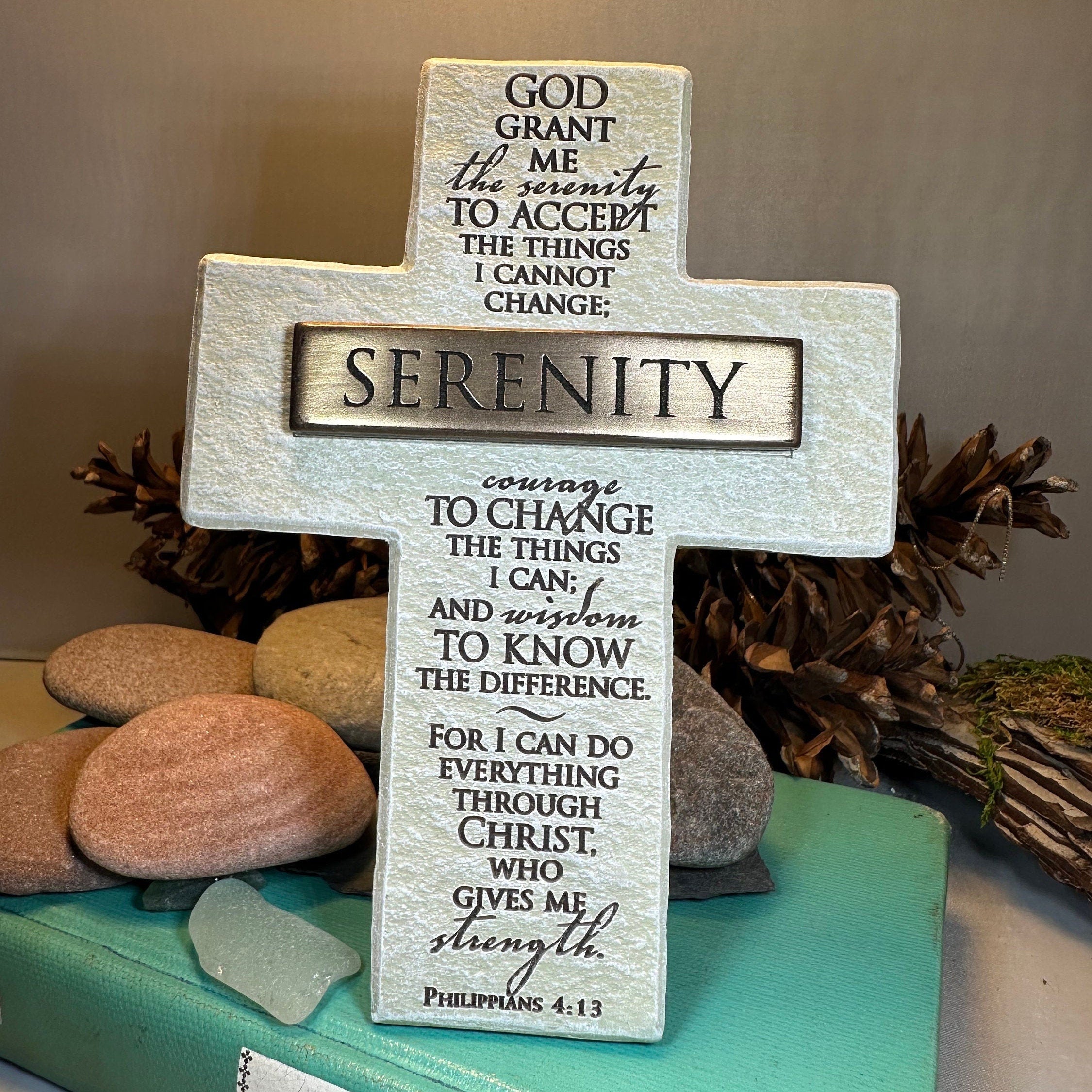 Serenity Prayer Standing Cross