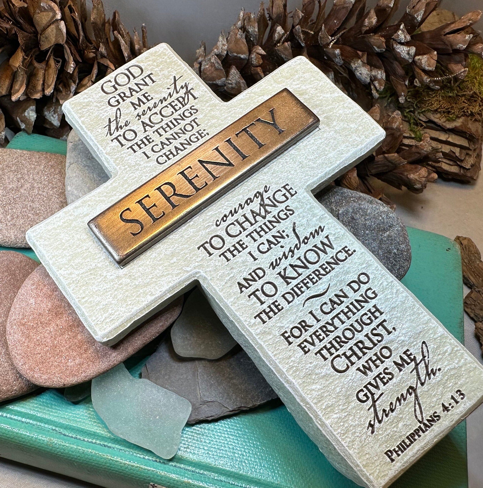 Serenity Prayer Standing Cross