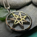Three Tone Elven Star Necklace