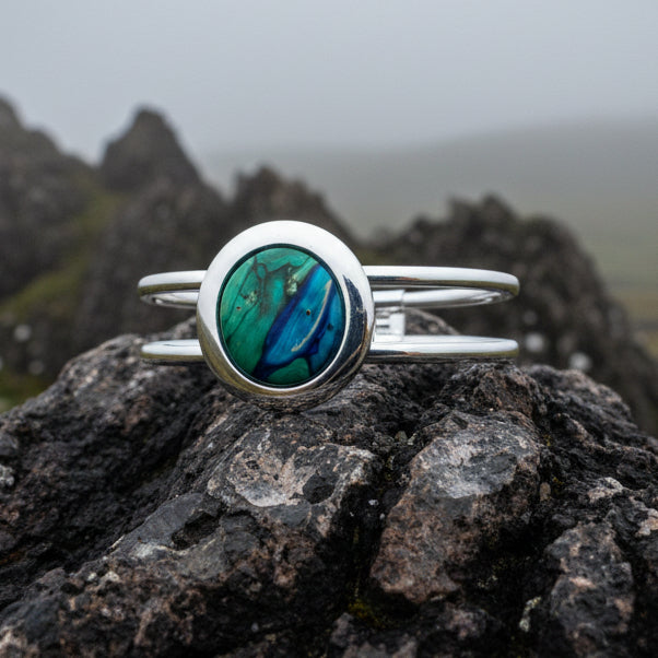 Elegant Scotland Heathergems Bracelet - Handmade in Scotland