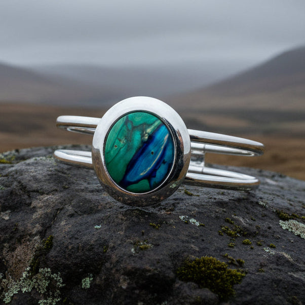 Elegant Scotland Heathergems Bracelet - Handmade in Scotland