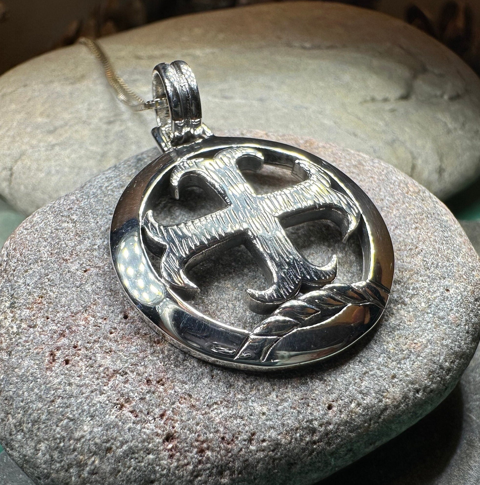 Knight's Templar Celtic Cross Necklace