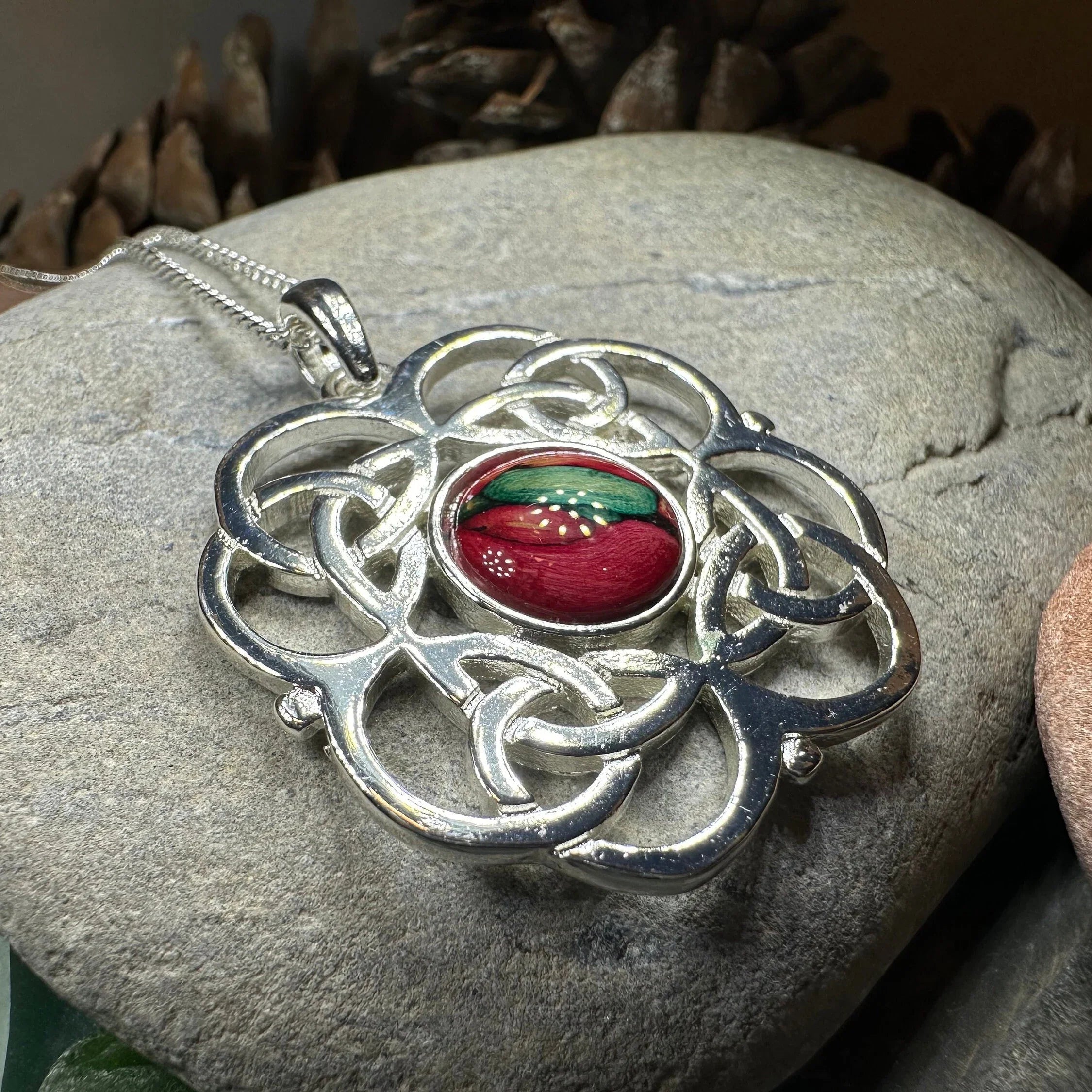 Heathergems Celtic Knot Necklace — Scotland Jewelry