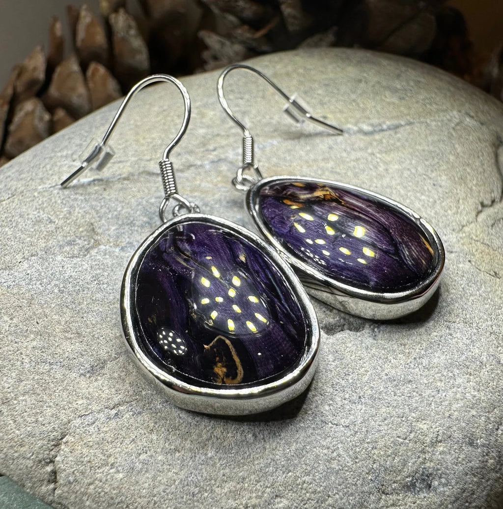 Scottish Heathergems Organic Earrings ~ Handmade in Scotland