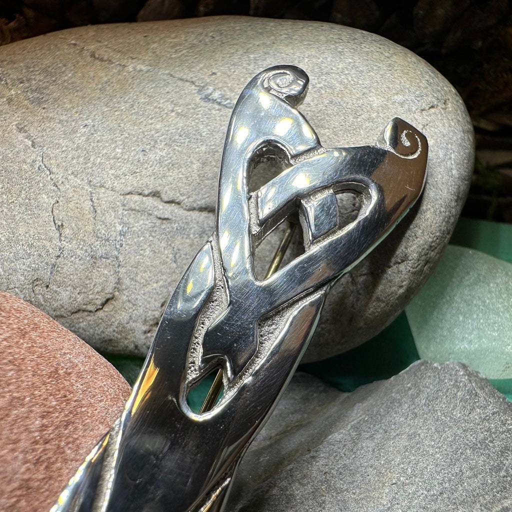Modern Celtic Kilt Pin - Handmade in Scotland
