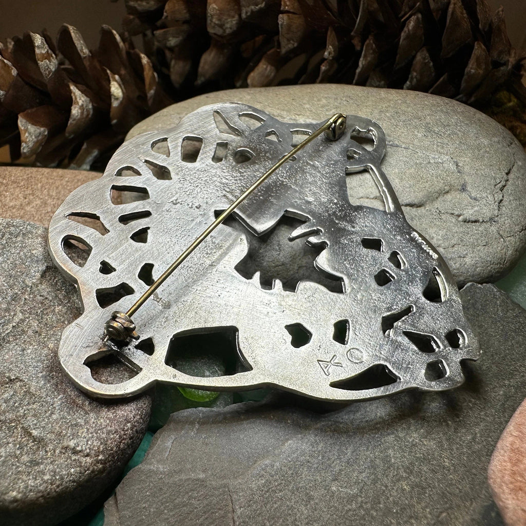 Large Celtic Cara Brooch - Handmade in Scotland