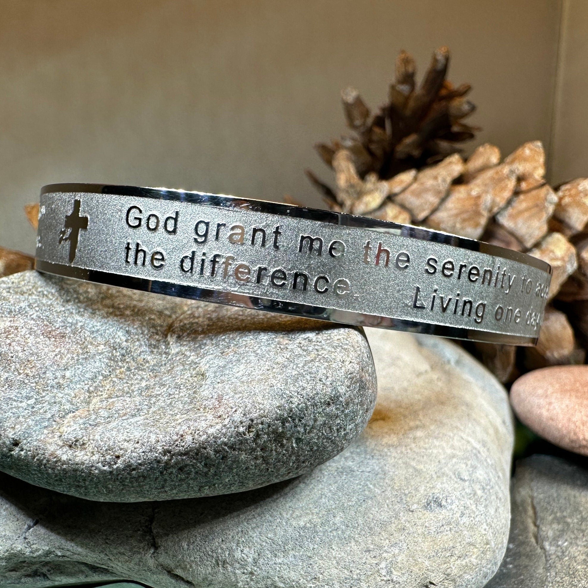 Serenity Prayer Bangle Bracelet