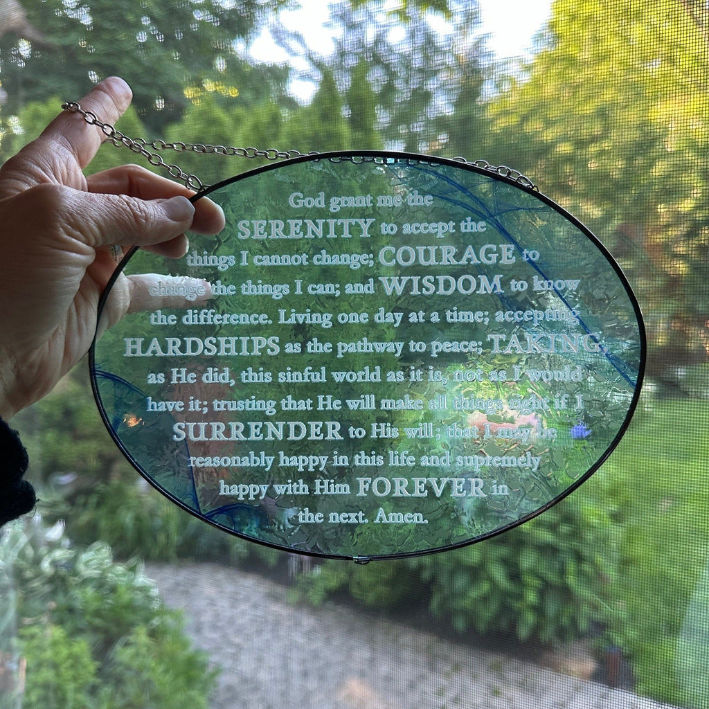 Serenity Prayer Suncatcher