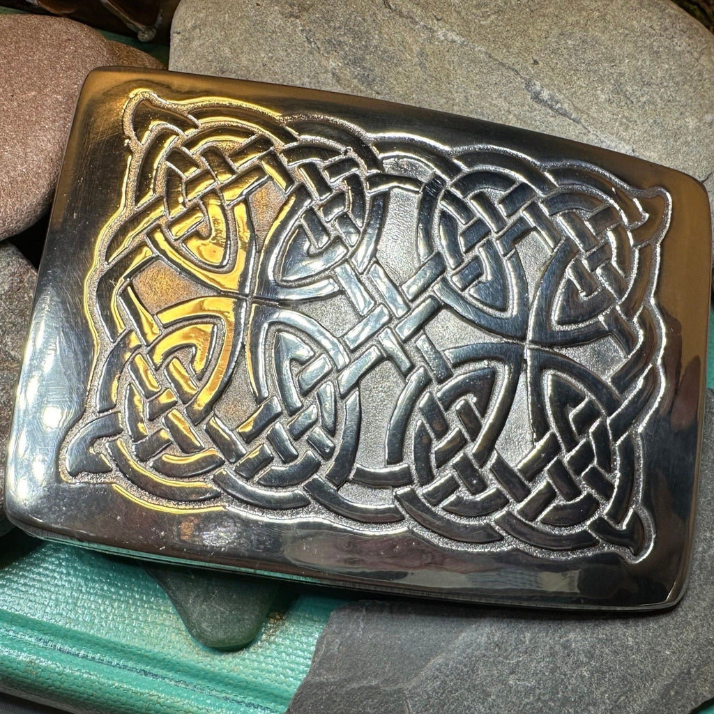 Celtic Kilt Belt Buckle - Handmade in Scotland