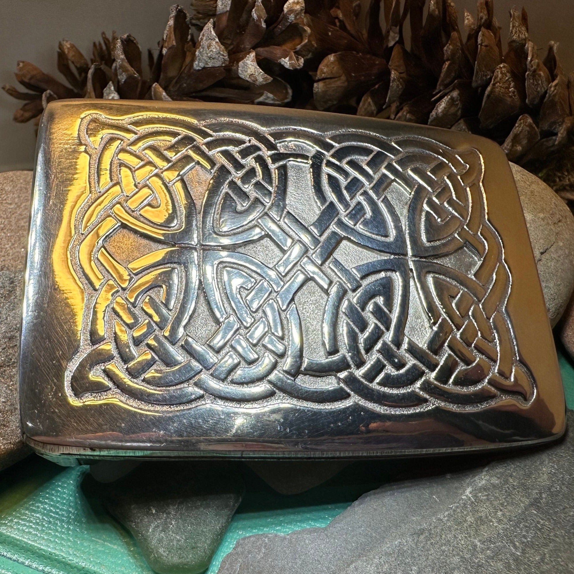 Celtic Kilt Belt Buckle - Handmade in Scotland