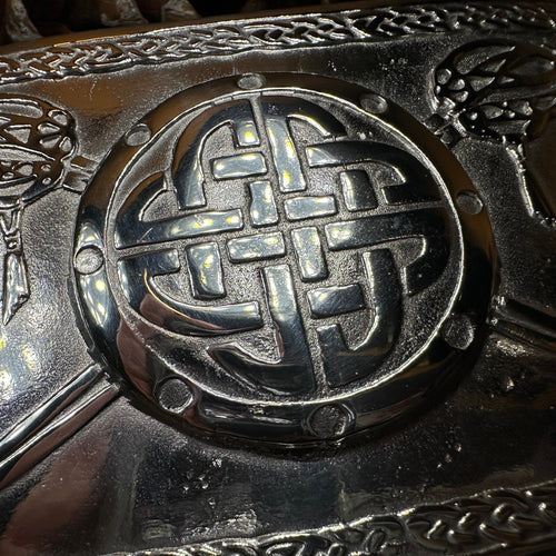 Celtic Battlefield Kilt Belt Buckle - Handmade in Scotland