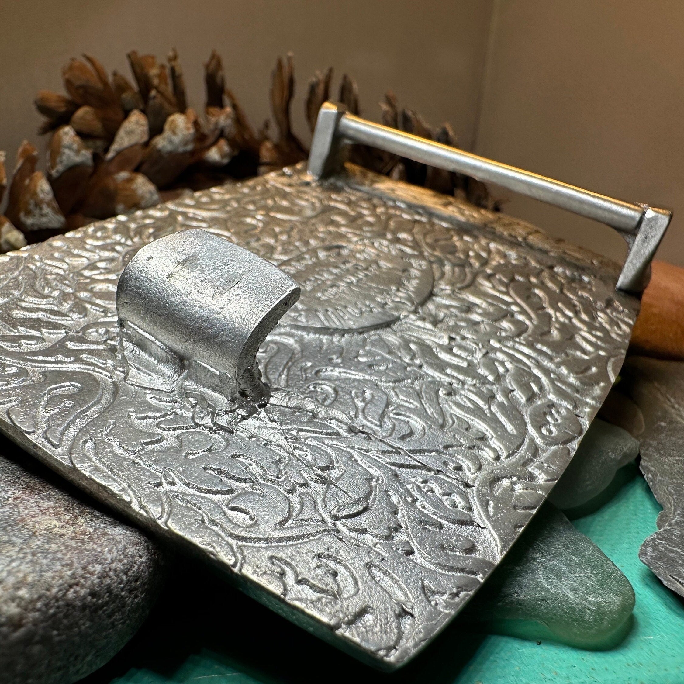 Celtic Battlefield Kilt Belt Buckle - Handmade in Scotland