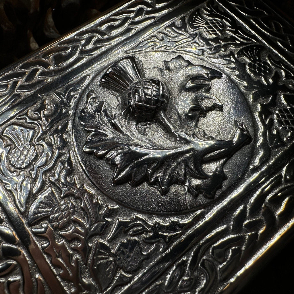 Scottish Thistle Kilt Belt Buckle - Handmade in Scotland